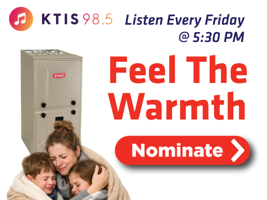 Call & Mention KTIS Furnace Giveaway & Get 20% Off a Trip Fee – or – $500 Off Heating Equipment